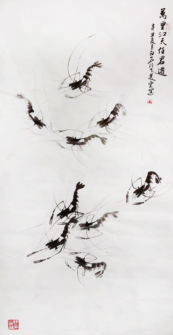 著名畫家胡美雲——畫風飄逸俊秀清新自然