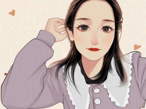 女生頭像｜卡通漫畫頭像｜手繪頭像
