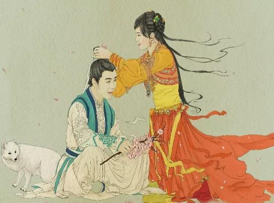 民間故事:吳元路遇一女子，隨他回家過夜，女子卻告訴他:我不是人