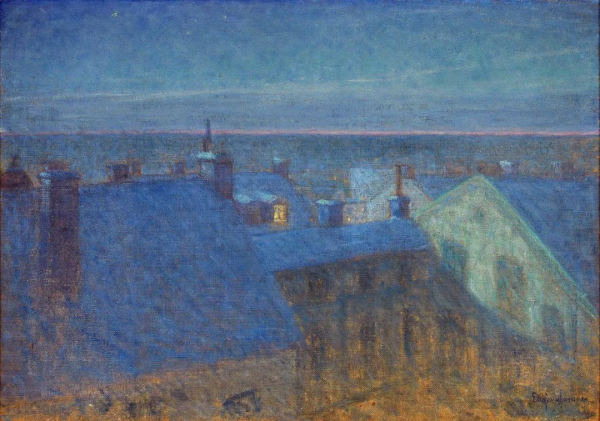 這位印象派畫家，將藍色演繹得如夢似幻