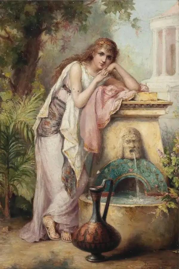 皮埃爾&CenterDot;奧利維爾&CenterDot;約瑟夫&CenterDot;庫曼斯油畫作品欣賞