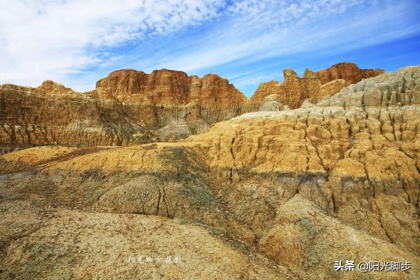 最美的雅丹地貌：五彩灘