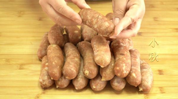 豬肉脆皮腸，想吃就自己在家做，告訴你比例，做一次吃3月沒問題