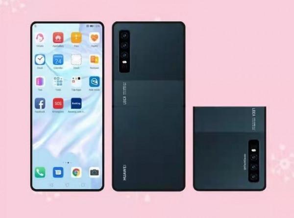 華為摺疊屏12月釋出 上下翻折類似三星的Filp