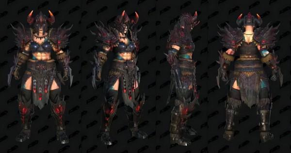 暗黑破壞神：不朽封測野蠻人盔甲套裝