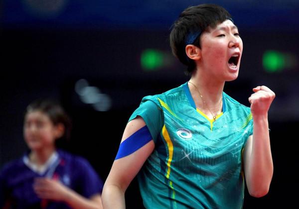 乒乓球——女團第一階段：山東隊勝黑龍江隊