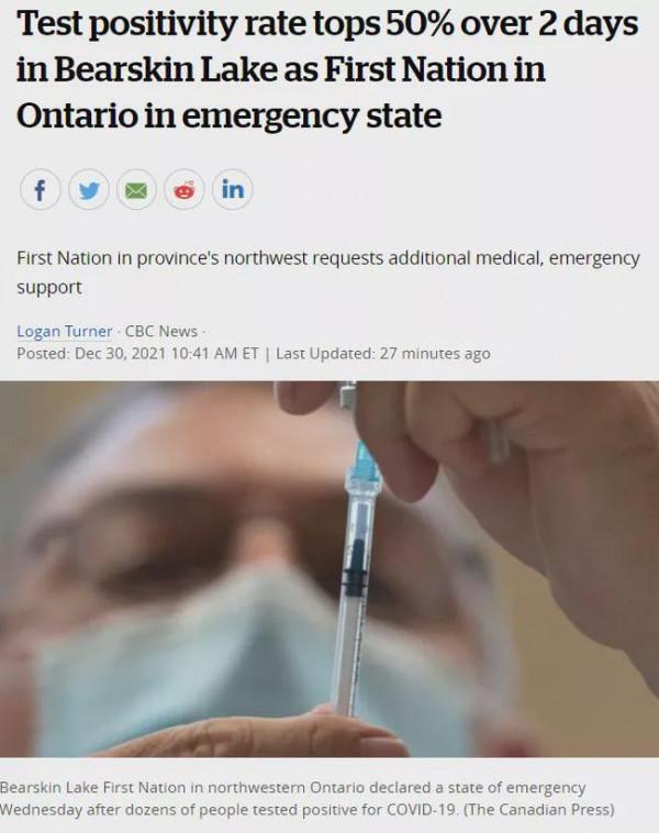 只有買菜能出門！加拿大有地方兩天內陽性率超50%！進入緊急狀態