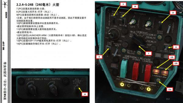 模擬飛行 DCS Mi-24P直升機 中文指南 13.9火箭240