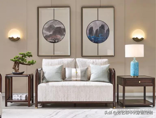 148㎡新中式，黑檀+黑胡桃傢俱，通透禪意，一進門就被治癒了