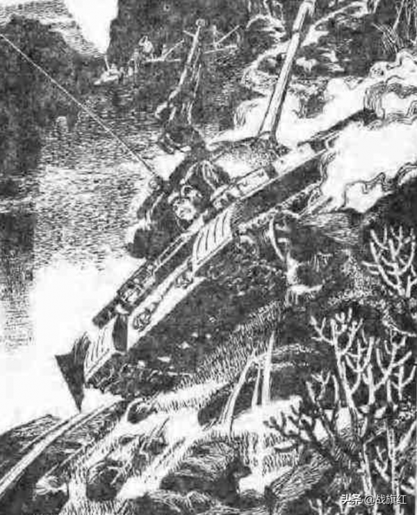 坦克能下56度的坡？對越還擊，副營長冒死下陡坡，立一等功