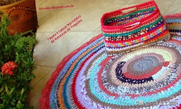 舊T恤以後不要扔,教你鉤成24種收納籃,美到眼花繚亂!(附針法圖解