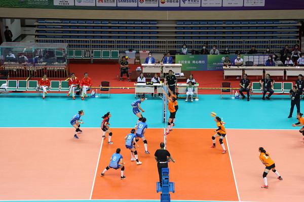 十四運會排球女子U19組比賽福建隊獲得銅牌 十四運會排球女子U19組比賽福建隊獲得銅牌