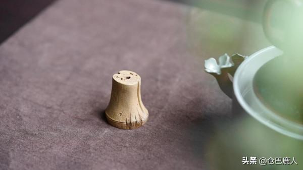 仿生竹節香插「青嵐靜臥·繚繞生姿」