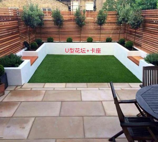 有空了就把院子收拾收拾，澆築卡座左右兩側砌花壇，夏日好乘涼