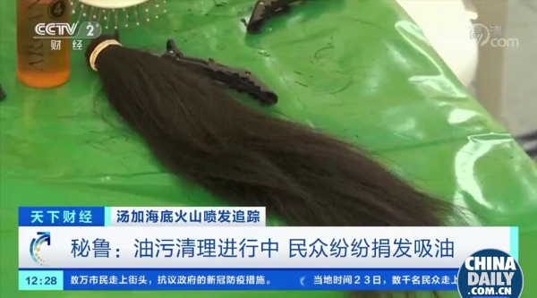 1公斤頭髮吸8公斤油？秘魯石油洩漏，引起民眾“捐發狂潮”