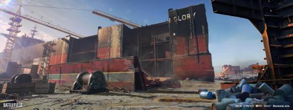 《戰地2042》大量概念圖 火箭發射場原本有洪水