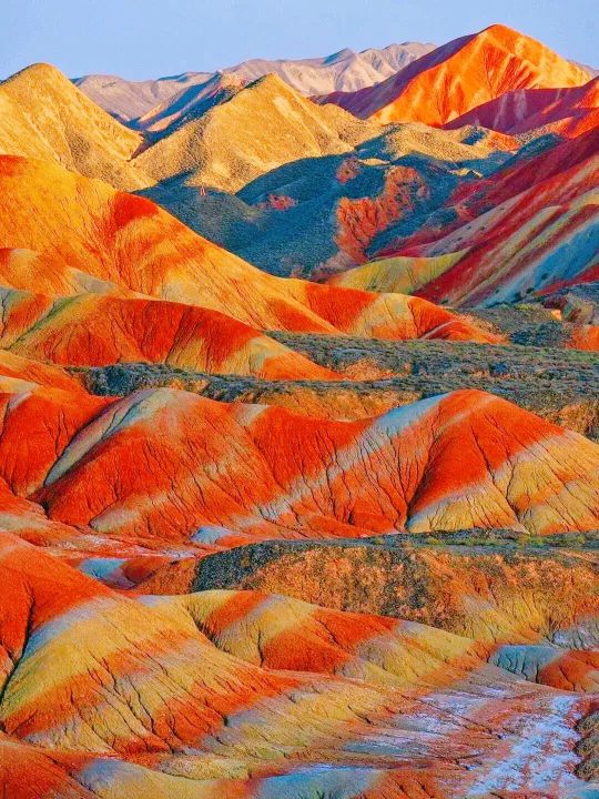 世界地質奇觀美景之中國張掖丹霞地貌