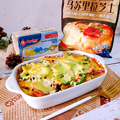 #安佳佳倍容易聖誕季#芝士茄汁雞肉焗意麵