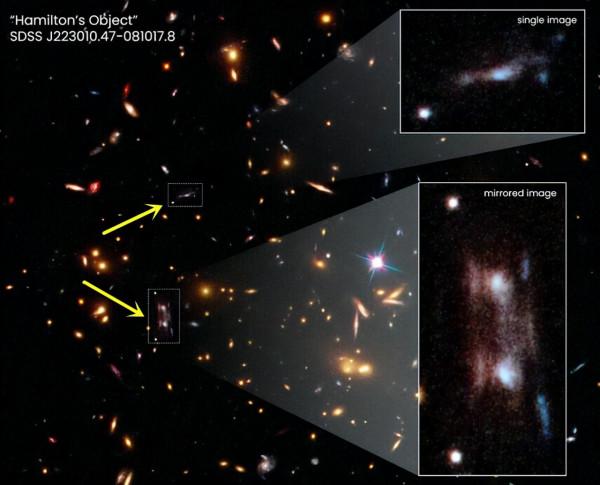 宇宙“bug”?三個一模一樣的星系出現,應該如何解釋? 宇宙“bug”?三個一模一樣的星系出現,應該如何解釋?