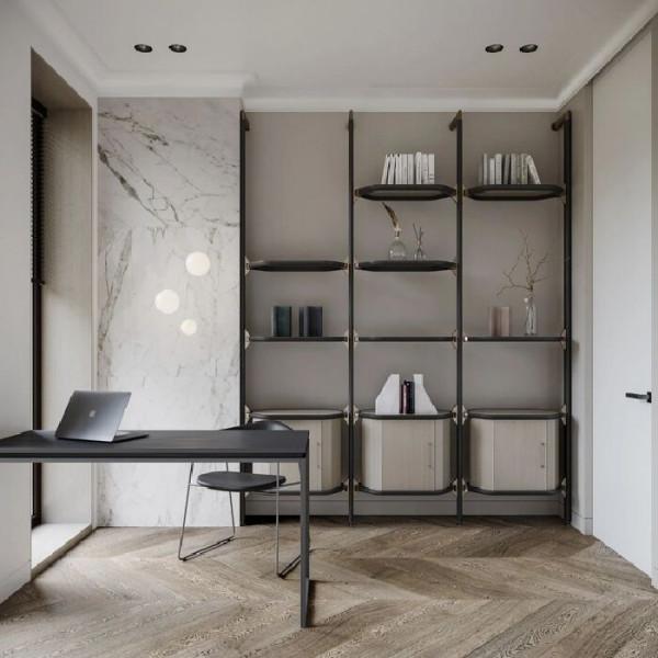 115㎡ 簡約風三居室設計，精緻又溫馨的居家氛圍