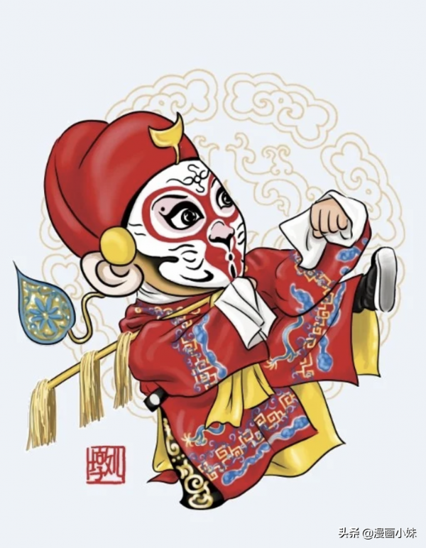 插畫 &vert; 京劇漫畫系列（一）