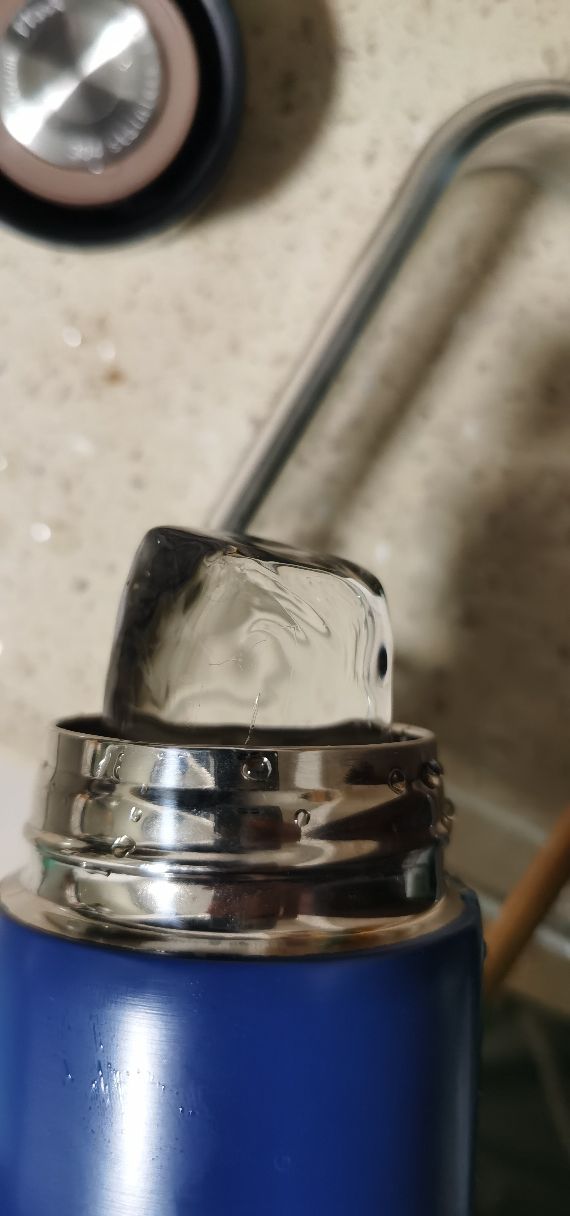 成功製取透明冰