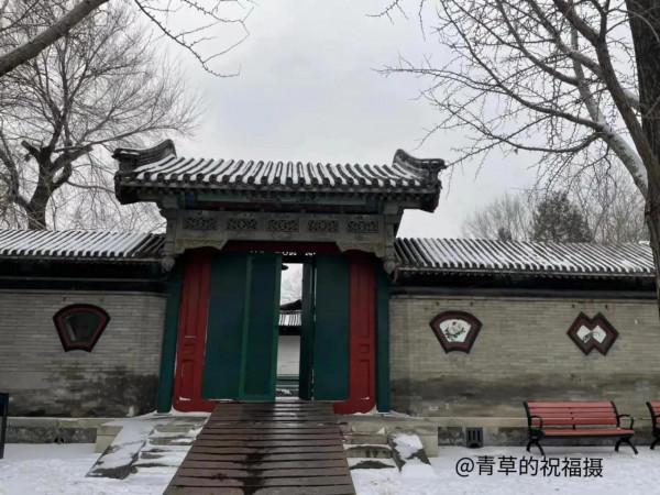 京城冬雪會作畫