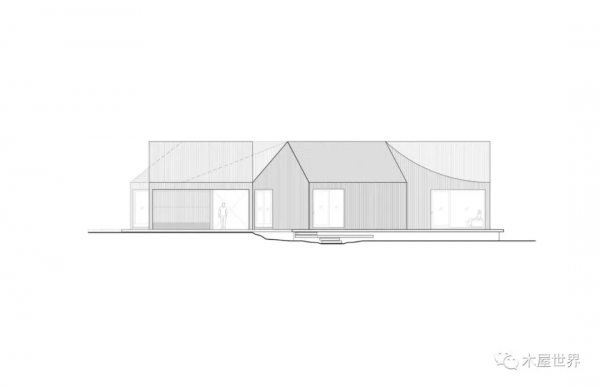 六方屋，流線型屋頂的現代穀倉式住宅