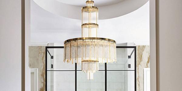 輕奢大氣的簾子樣式吊燈 裝點客廳一定會喜歡 輕奢大氣的簾子樣式吊燈 裝點客廳一定會喜歡