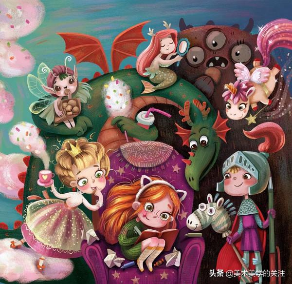 插畫在天馬行空的時間裡穿梭，擁有主體的畫面回想