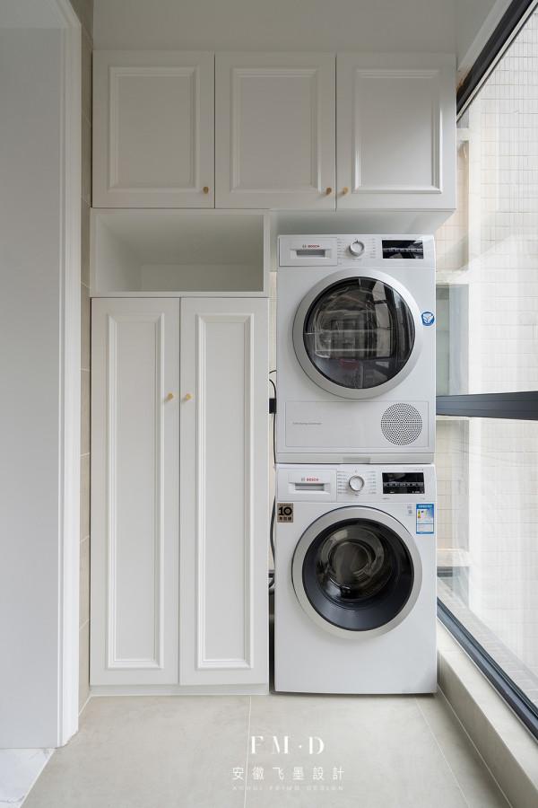 陽臺側面有窗，洗衣櫃這5種佈局，有點生活經驗都知道實打實好用