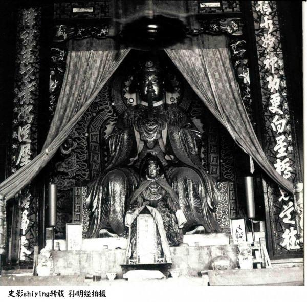 百年前的都江堰二王廟舊影 百年前的都江堰二王廟舊影