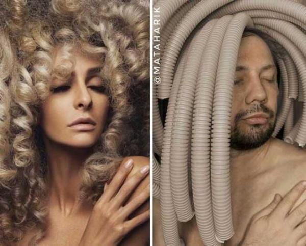 模仿名人之搞笑版:金姐的洋蔥胸衣,碧梨“頭飾”,默克爾家的鍋 模仿名人之搞笑版:金姐的洋蔥胸衣,碧梨“頭飾”,默克爾家的鍋