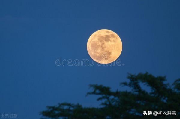 中秋明月故人詩詞六首：故人明月從來共，中秋明月故人心