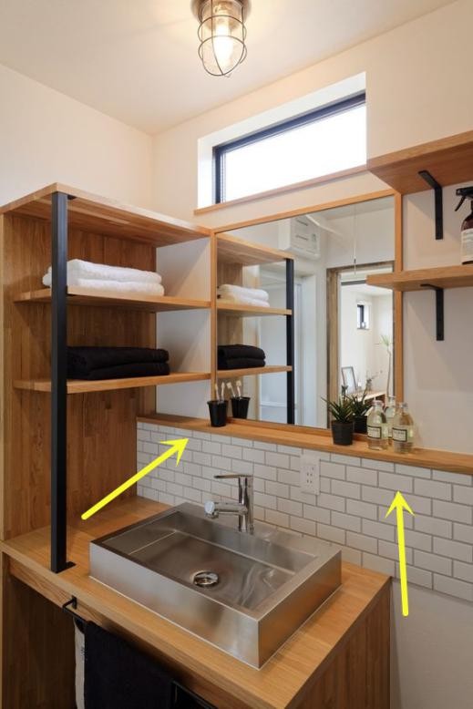 你要是懂事，就給洗漱臺左右裝2個窄櫃，多1㎡儲物時刻保持整潔