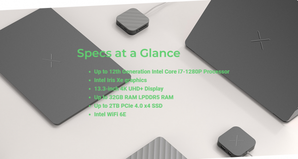 終極膝上型電腦？Craob X 無介面概念膝上型電腦