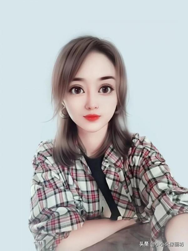 你的頭像該換了，大眼睛漫畫真人卡通頭像，夢幻又好看