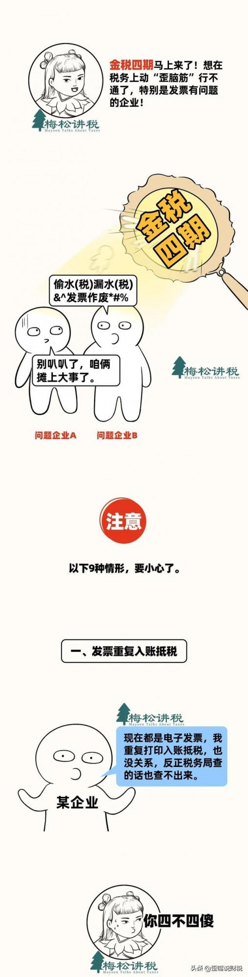 注意!金稅四期正式啟動:這9種行為要小心了 注意!金稅四期正式啟動:這9種行為要小心了