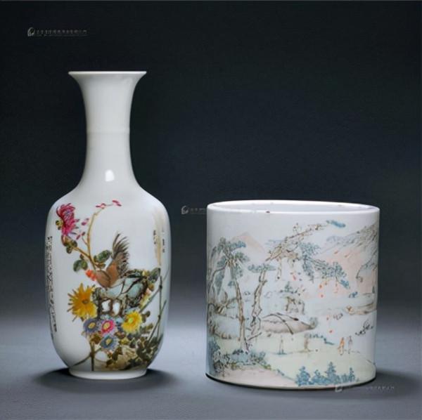 那些賣出百萬的淺絳彩瓷，你見過嗎