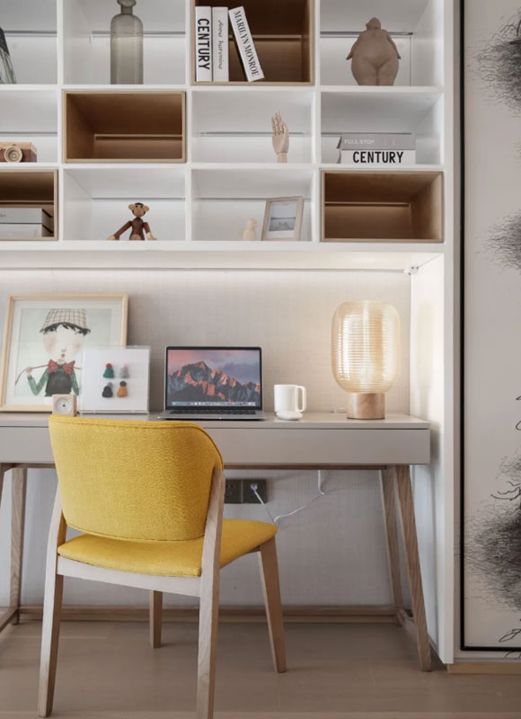 24㎡複式公寓改出2間臥室，還有多功能書房，令人拍案叫絕