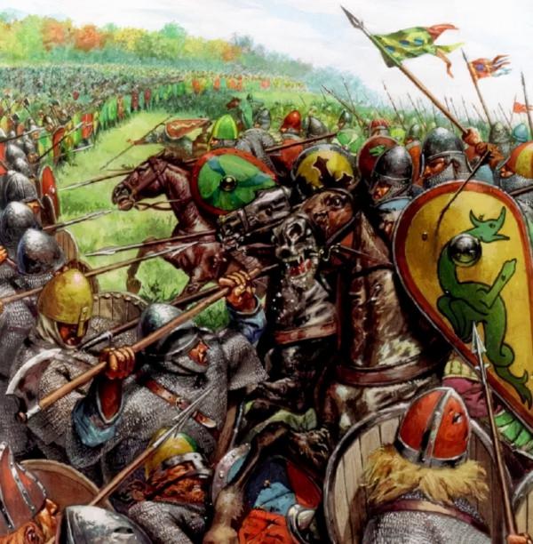 黑斯廷斯之戰：軍隊和戰術