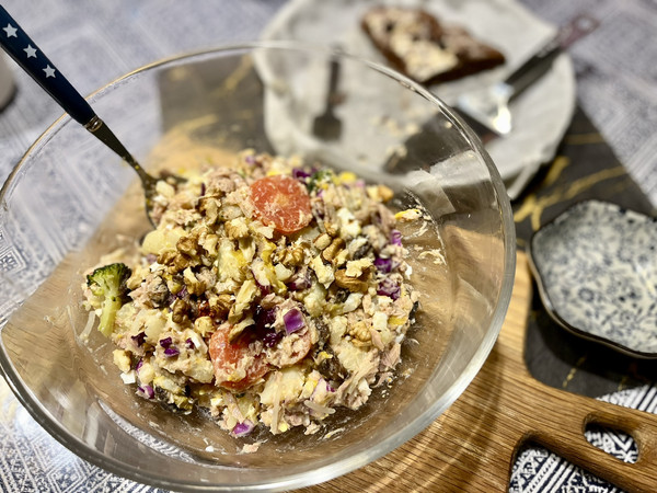 減脂金槍魚沙律，要的就是這個家常口兒