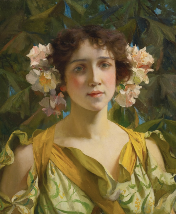 美輪美奐的花園風景油畫,讓人看著很舒服 美輪美奐的花園風景油畫,讓人看著很舒服