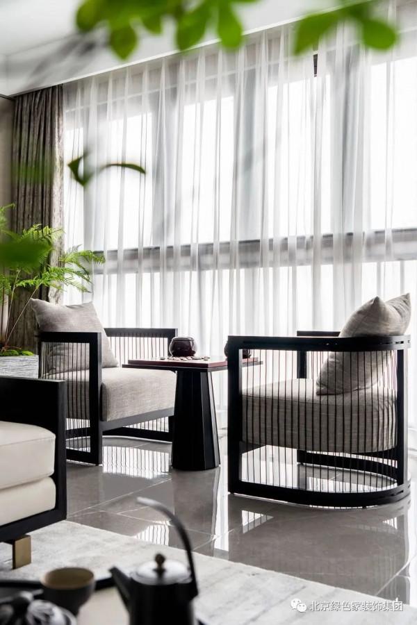 綠色家：133㎡輕奢中式，高貴典雅有氣質