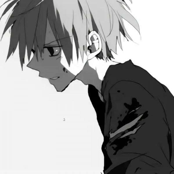 黑色動漫男生頭像/酷boy 黑色動漫男生頭像/酷boy