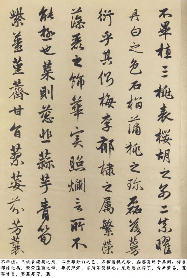 趙孟頫《閒居賦》行書