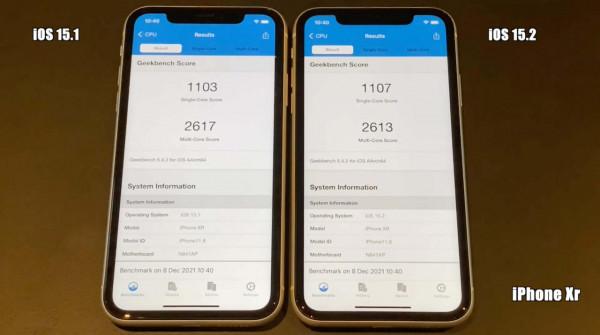 iOS15.2 正式版流暢度整體提升明顯！效能測試比較穩定