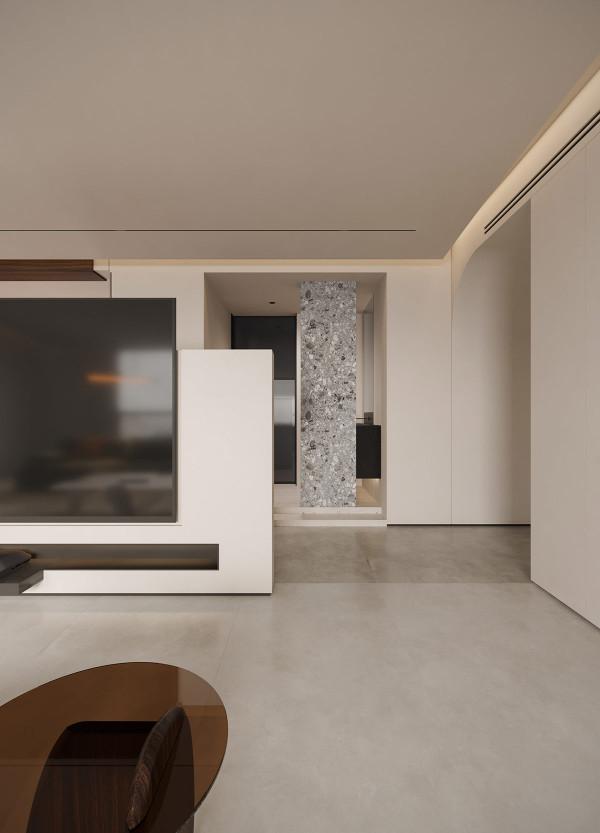 柔和的現代白色內飾,帶有泥土氣息,讓人聯想到溫暖和清新的時刻 柔和的現代白色內飾,帶有泥土氣息,讓人聯想到溫暖和清新的時刻