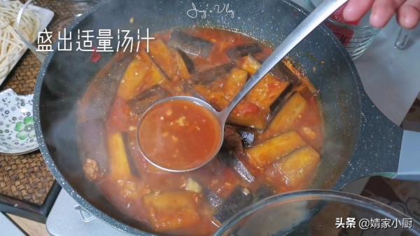 家常版茄子燜面，1分鐘學會，味道絕對一流，一鍋不夠吃
