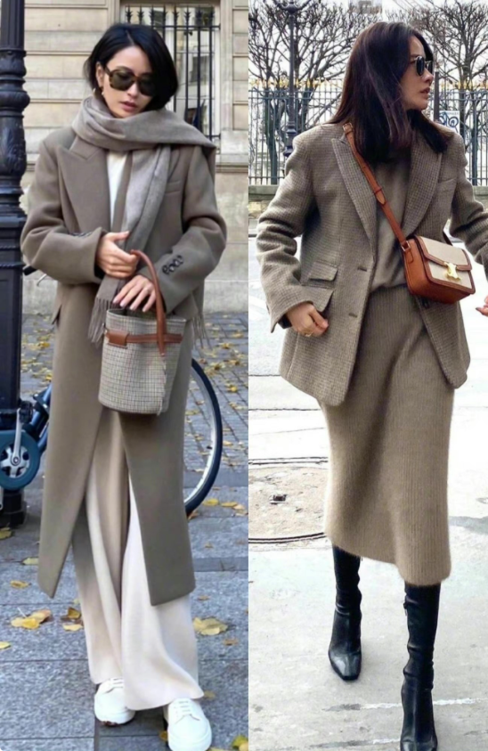 秋冬穿“長外套”才高階，3招化解顯矮難題，160也能穿出大長腿